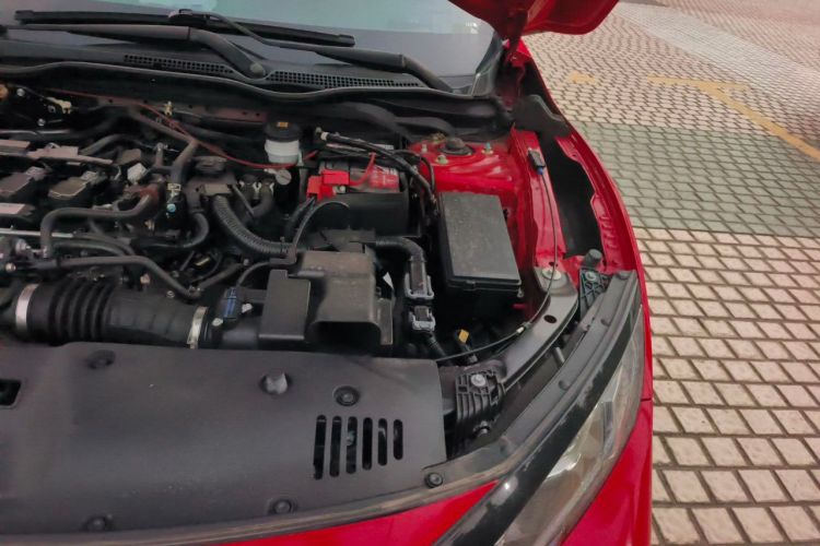 Used Honda Civic 2021 HATCHBACK 220TURBO CVT New Trendsetter Engine Bay Left
