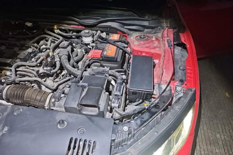 Used Honda Civic 2021 HATCHBACK 220TURBO CVT New Trendsetter Engine Bay Left