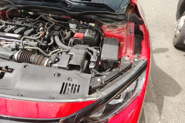 Used Honda Civic 2021 HATCHBACK 220TURBO CVT New Trendsetter Engine Bay Left