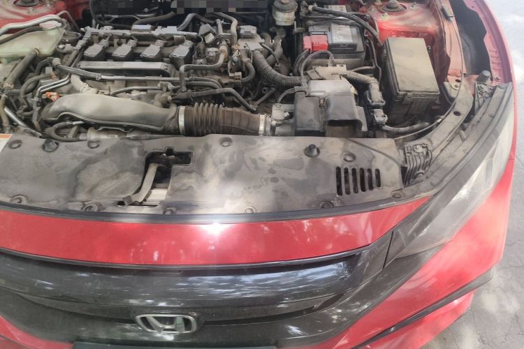 Used Honda Civic 2021 HATCHBACK 220TURBO CVT New Trendsetter Engine Bay Left