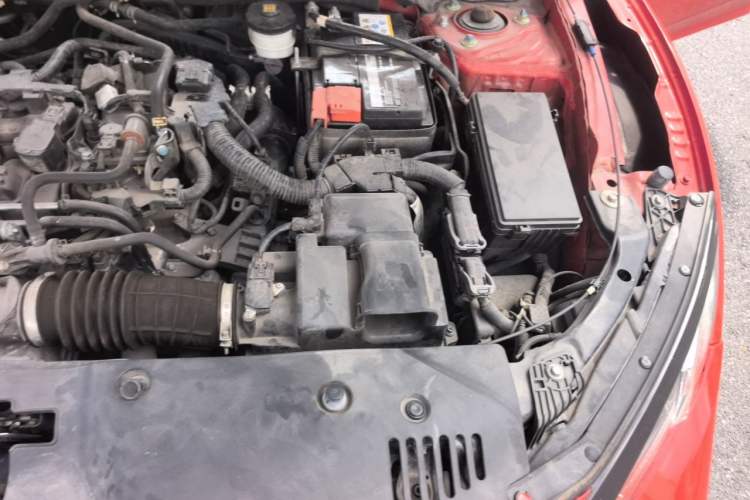 Used Honda Civic 2021 HATCHBACK 220TURBO CVT New Trendsetter Engine Bay Left