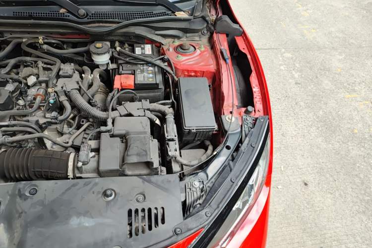 Used Honda Civic 2021 HATCHBACK 220TURBO CVT New Trendsetter Engine Bay Left