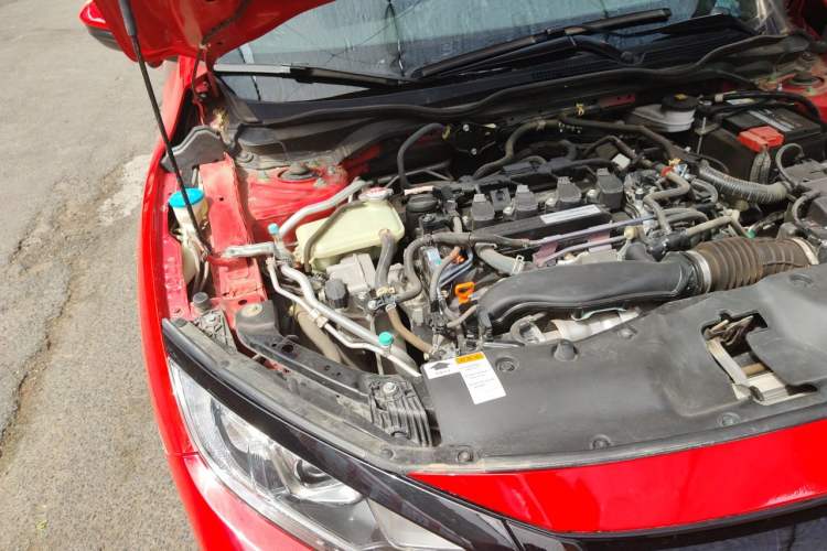 Used Honda Civic 2021 HATCHBACK 220TURBO CVT New Trendsetter Engine Bay Right