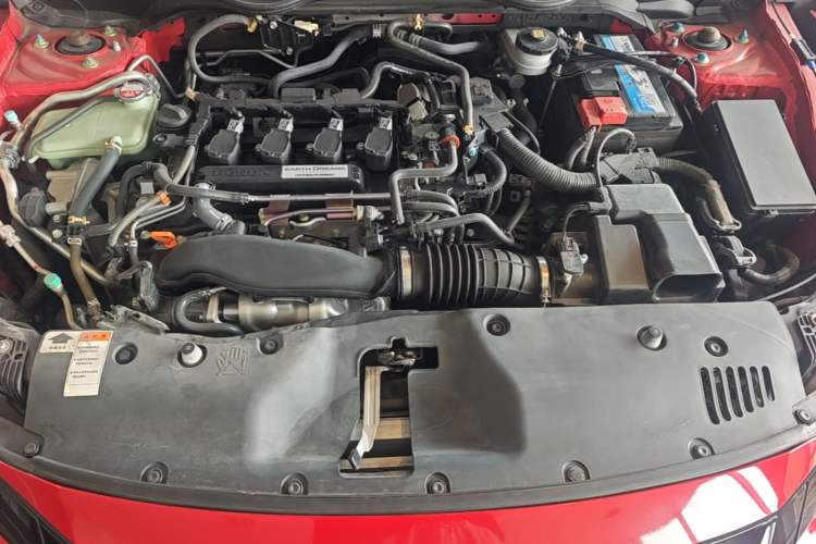 Used Honda Civic 2021 HATCHBACK 220TURBO CVT New Trendsetter Engine Bay