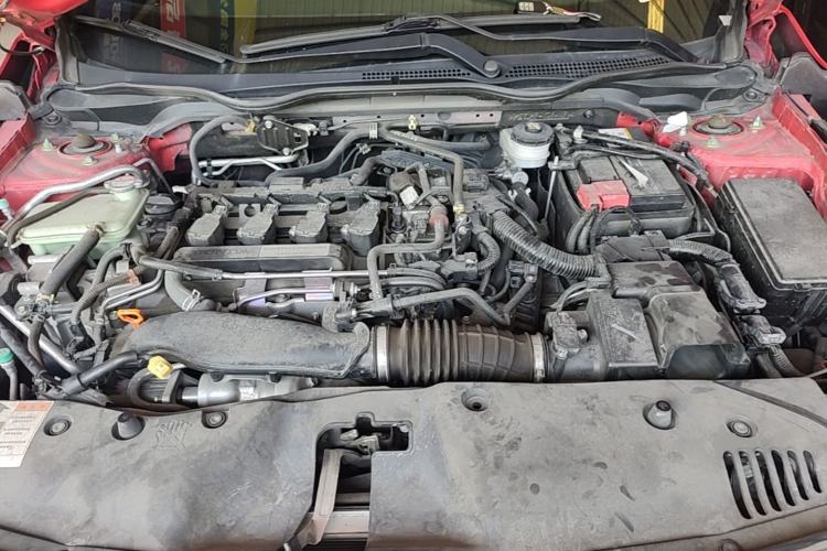 Used Honda Civic 2021 HATCHBACK 220TURBO CVT New Trendsetter Engine Bay