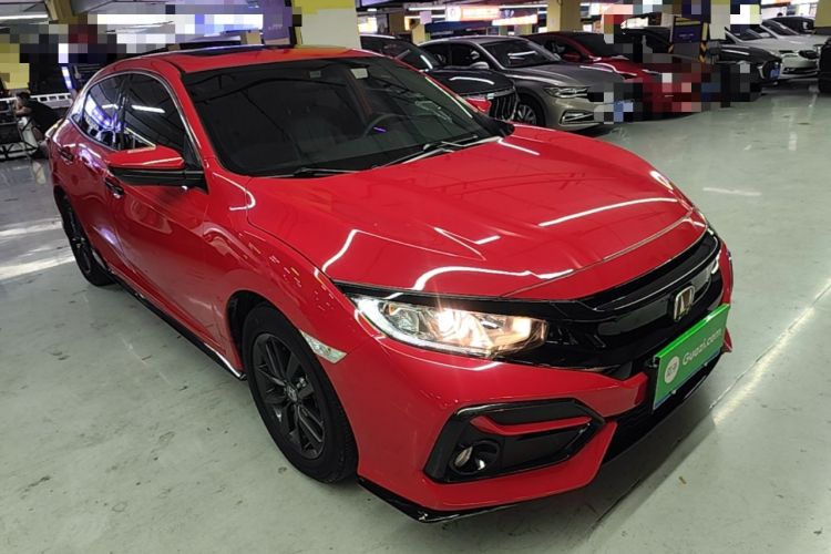 Used Honda Civic 2021 HATCHBACK 220TURBO CVT New Trendsetter Front Right 45 Deg