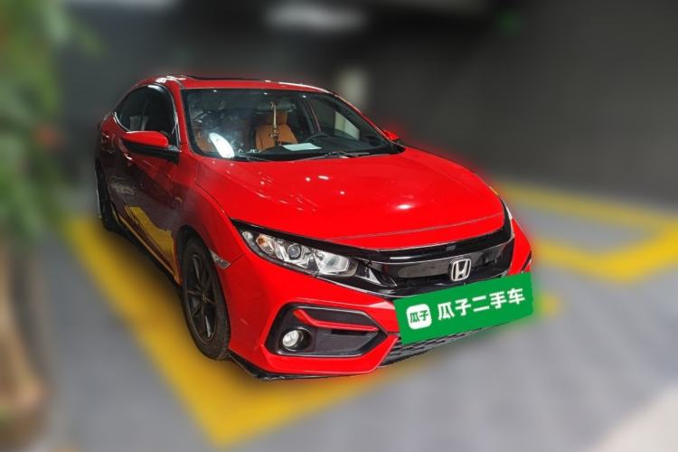 Used Honda Civic 2021 HATCHBACK 220TURBO CVT New Trendsetter Front Right 45 Deg