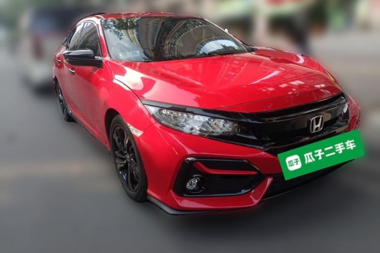 Used Honda Civic 2021 HATCHBACK 220TURBO CVT Trendy Cool Edition Front Right 45 Deg