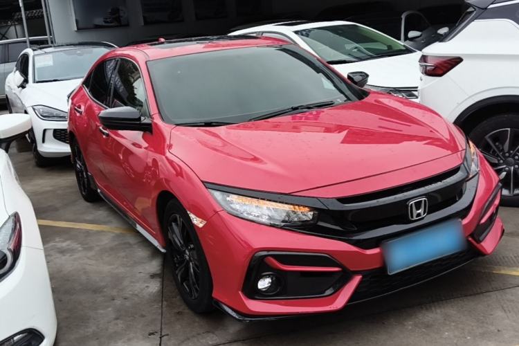 Used Honda Civic 2021 HATCHBACK 220TURBO CVT Trendy Cool Edition Front Right 45 Deg
