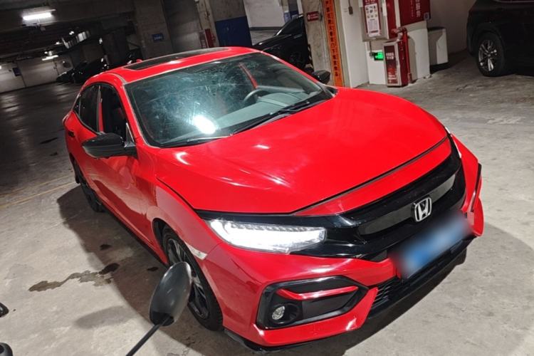 Used Honda Civic 2021 HATCHBACK 220TURBO CVT Trendy Cool Edition Front Right 45 Deg