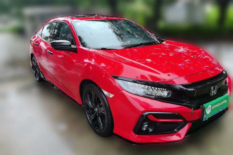 Used Honda Civic 2021 HATCHBACK 220TURBO CVT Trendy Cool Edition Front Right 45 Deg