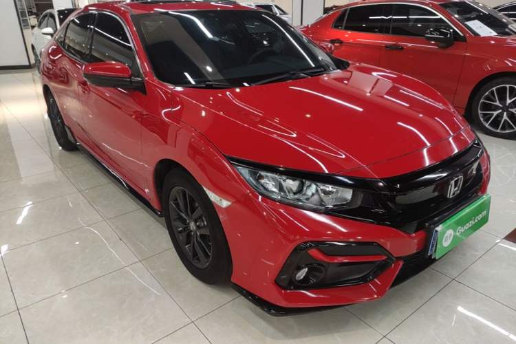Used Honda Civic 2021 HATCHBACK 220TURBO CVT New Trendsetter Front Right 45 Deg