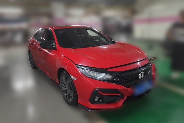Used Honda Civic 2021 HATCHBACK 220TURBO CVT Trendy Cool Edition Front Right 45 Deg