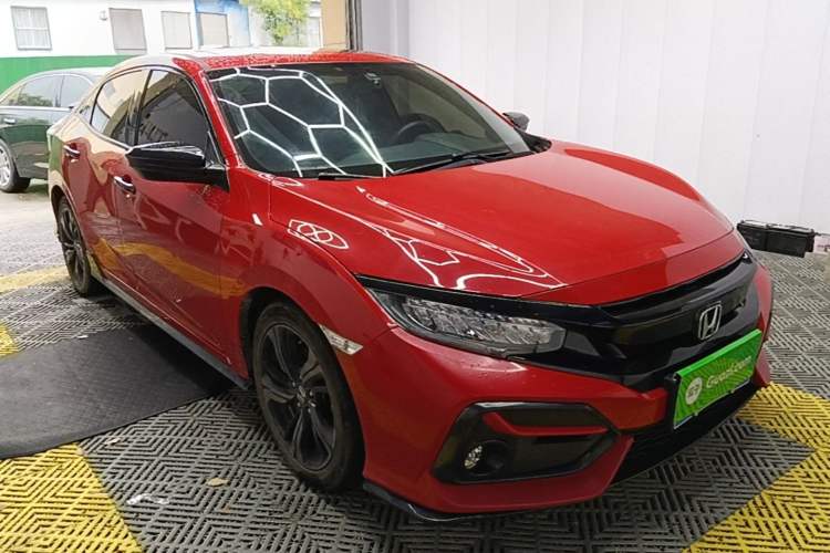 Used Honda Civic 2021 HATCHBACK 220TURBO CVT Trendy Cool Edition Front Right 45 Deg