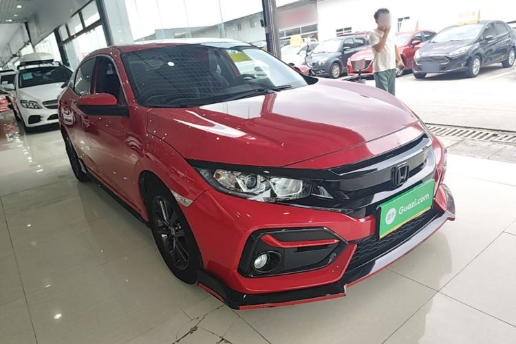 Used Honda Civic 2021 HATCHBACK 220TURBO CVT New Trendsetter Front Right 45 Deg