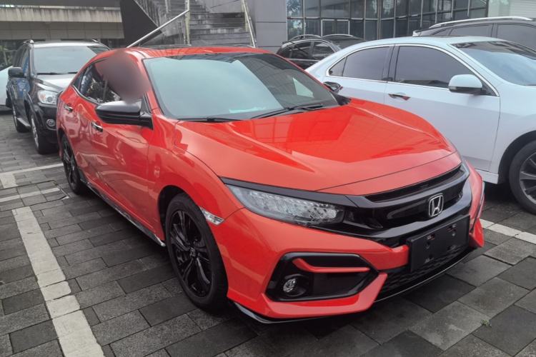 Used Honda Civic 2021 HATCHBACK 220TURBO CVT Trendy Cool Edition Front Right 45 Deg