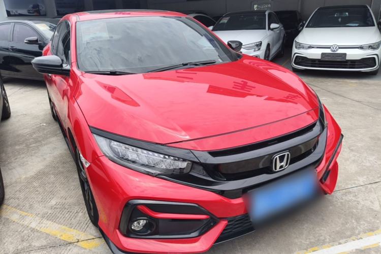 Used Honda Civic 2021 HATCHBACK 220TURBO CVT Trendy Cool Edition Front Right 45 Deg