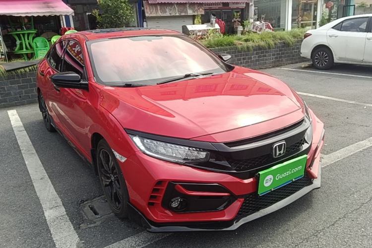 Used Honda Civic 2021 HATCHBACK 220TURBO CVT Trendy Cool Edition Front Right 45 Deg