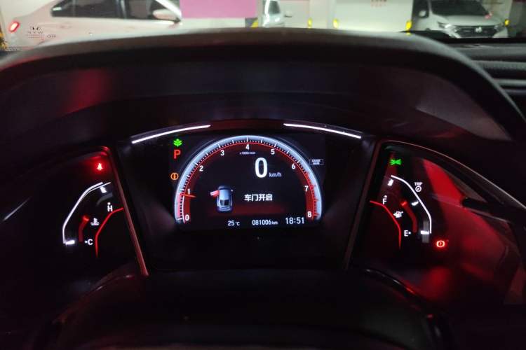 Used Honda Civic 2021 HATCHBACK 220TURBO CVT Trendy Cool Edition Instrument Cluster