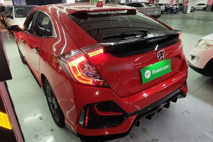Used Honda Civic 2021 HATCHBACK 220TURBO CVT New Trendsetter Rear Left 45 Deg