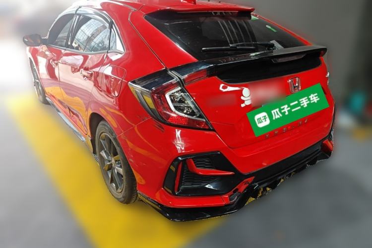 Used Honda Civic 2021 HATCHBACK 220TURBO CVT New Trendsetter Rear Left 45 Deg
