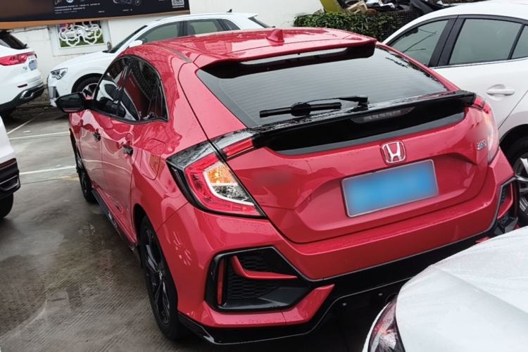 Used Honda Civic 2021 HATCHBACK 220TURBO CVT Trendy Cool Edition Rear Left 45 Deg