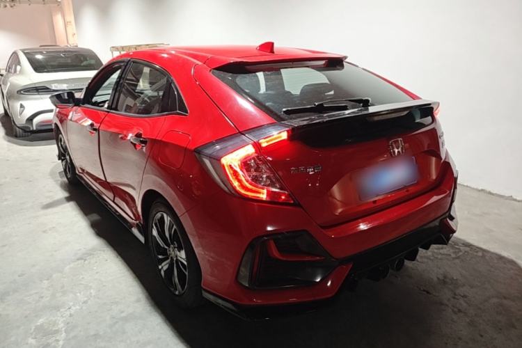 Used Honda Civic 2021 HATCHBACK 220TURBO CVT Trendy Cool Edition Rear Left 45 Deg