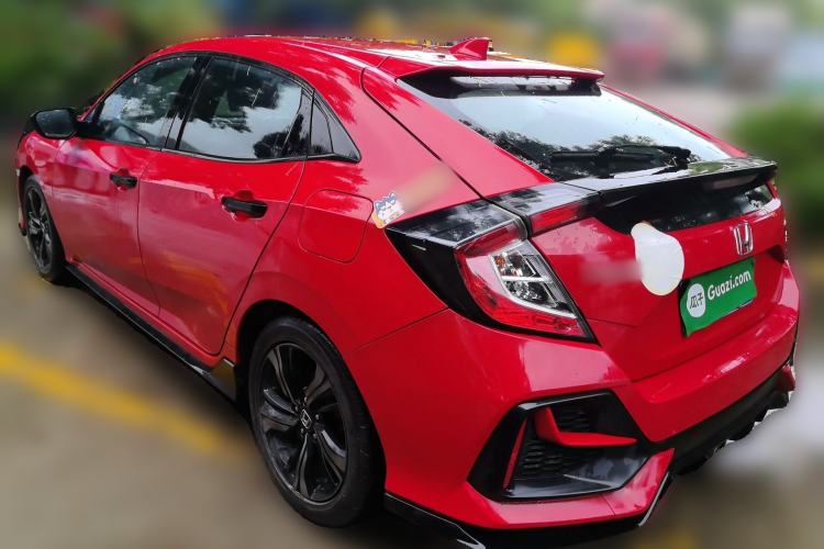 Used Honda Civic 2021 HATCHBACK 220TURBO CVT Trendy Cool Edition Rear Left 45 Deg