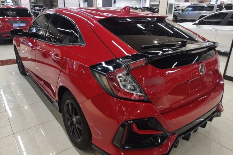 Used Honda Civic 2021 HATCHBACK 220TURBO CVT New Trendsetter Rear Left 45 Deg