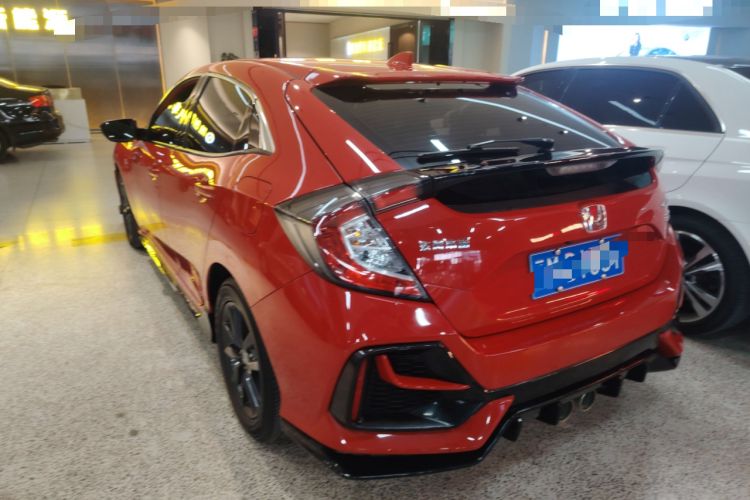 Used Honda Civic 2021 HATCHBACK 220TURBO CVT New Trendsetter Rear Left 45 Deg
