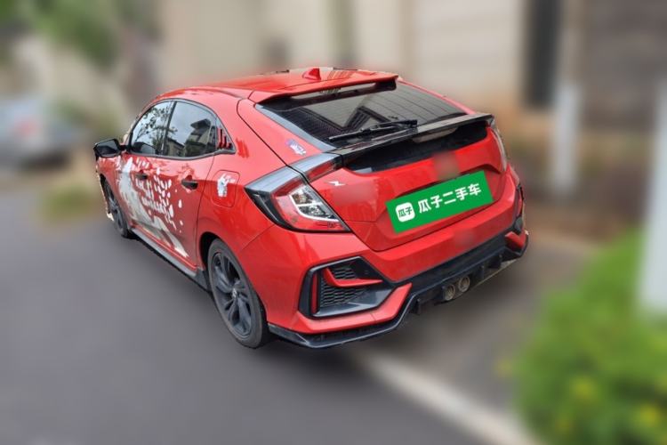 Used Honda Civic 2021 HATCHBACK 220TURBO CVT Trendy Cool Edition Rear Left 45 Deg