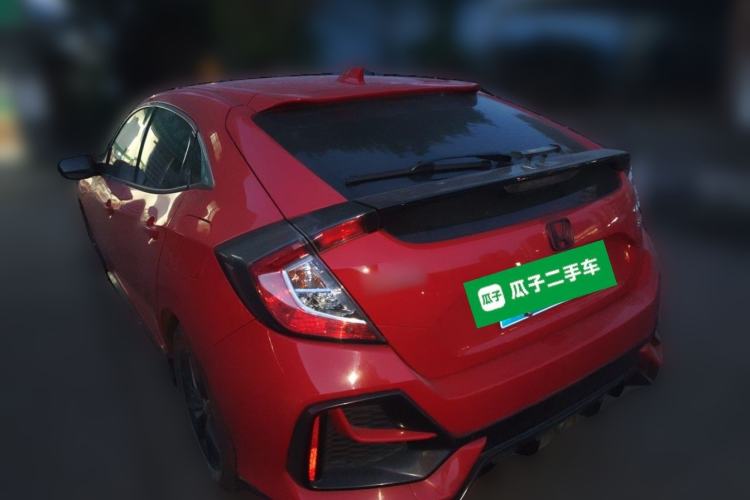 Used Honda Civic 2021 HATCHBACK 220TURBO CVT New Trendsetter Rear Left 45 Deg