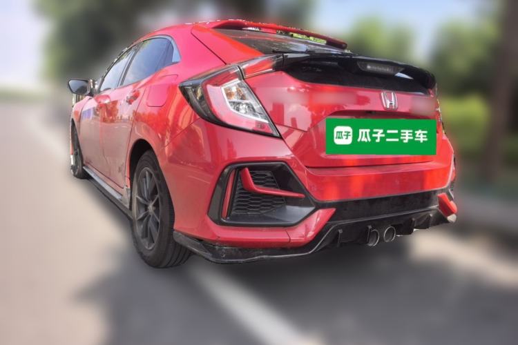 Used Honda Civic 2021 HATCHBACK 220TURBO CVT New Trendsetter Rear Left 45 Deg