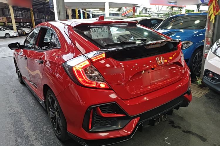 Used Honda Civic 2021 HATCHBACK 220TURBO CVT Trendy Cool Edition Rear Left 45 Deg