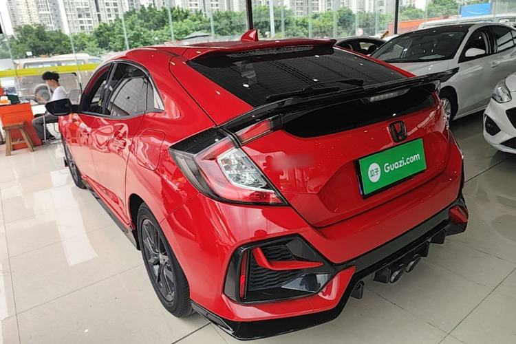 Used Honda Civic 2021 HATCHBACK 220TURBO CVT New Trendsetter Rear Left 45 Deg