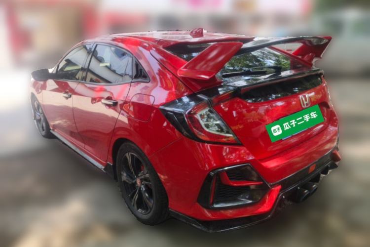 Used Honda Civic 2021 HATCHBACK 220TURBO CVT Trendy Cool Edition Rear Left 45 Deg