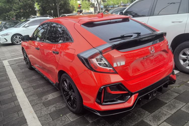 Used Honda Civic 2021 HATCHBACK 220TURBO CVT Trendy Cool Edition Rear Left 45 Deg
