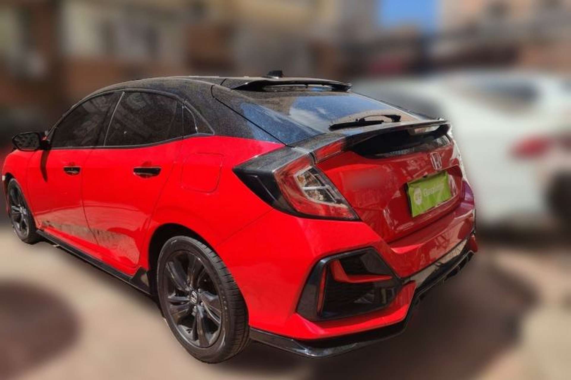Used Honda Civic 2021 HATCHBACK 220TURBO CVT Trendy Cool Edition Rear Left 45 Deg