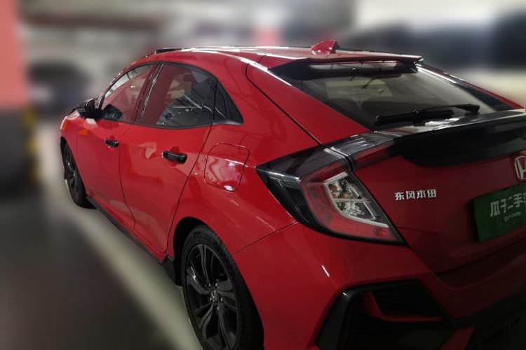 Used Honda Civic 2021 HATCHBACK 220TURBO CVT Trendy Cool Edition Rear Left 45 Deg