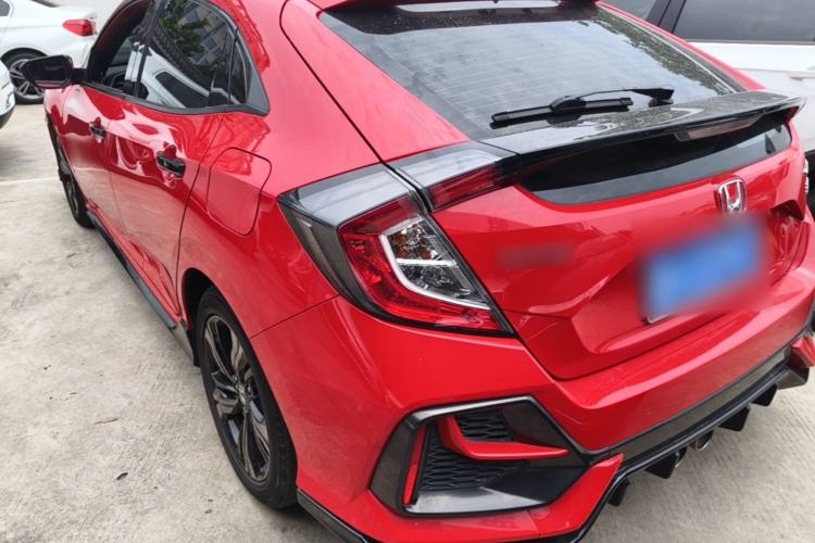 Used Honda Civic 2021 HATCHBACK 220TURBO CVT Trendy Cool Edition Rear Left 45 Deg