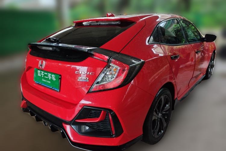 Used Honda Civic 2021 HATCHBACK 220TURBO CVT Trendy Cool Edition Rear Right 45 Deg
