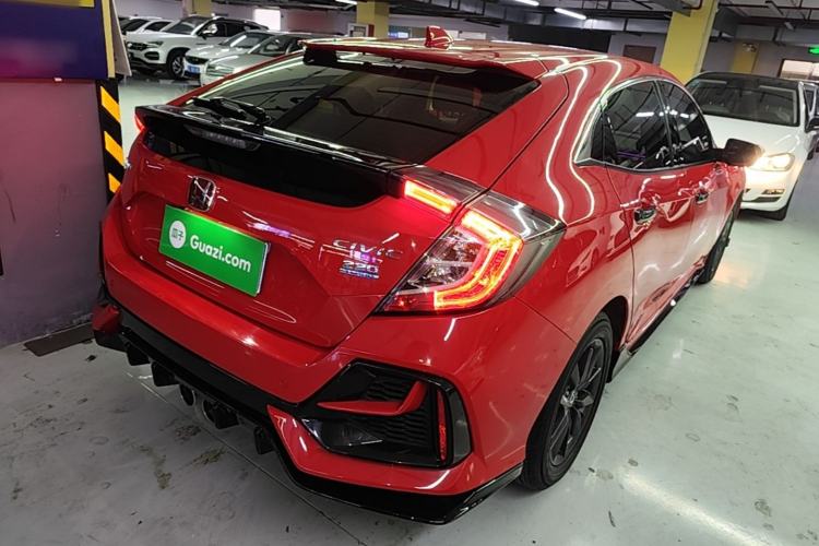 Used Honda Civic 2021 HATCHBACK 220TURBO CVT New Trendsetter Rear Right 45 Deg