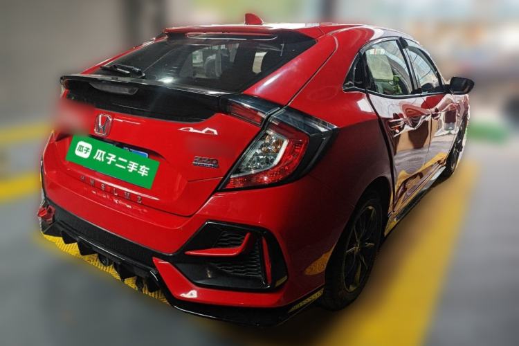 Used Honda Civic 2021 HATCHBACK 220TURBO CVT New Trendsetter Rear Right 45 Deg