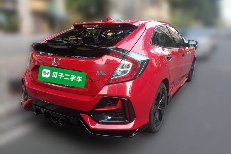 Used Honda Civic 2021 HATCHBACK 220TURBO CVT Trendy Cool Edition Rear Right 45 Deg