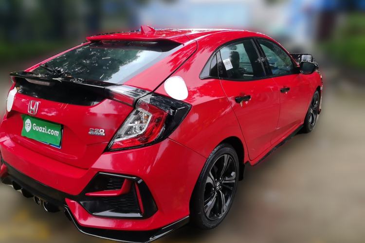 Used Honda Civic 2021 HATCHBACK 220TURBO CVT Trendy Cool Edition Rear Right 45 Deg