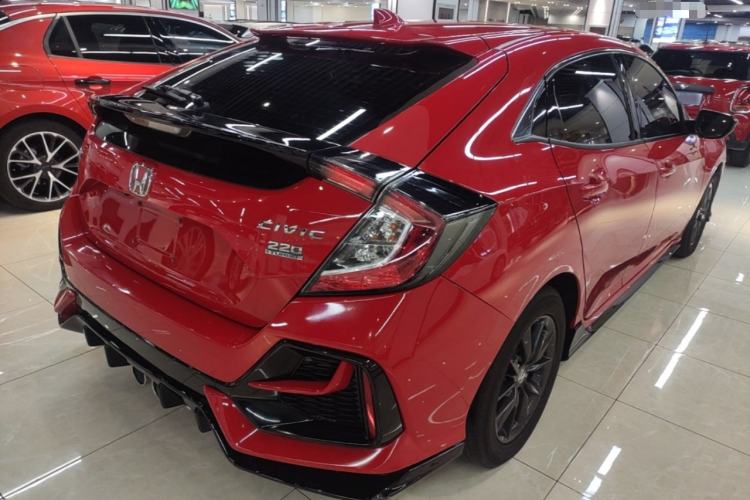 Used Honda Civic 2021 HATCHBACK 220TURBO CVT New Trendsetter Rear Right 45 Deg