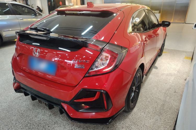 Used Honda Civic 2021 HATCHBACK 220TURBO CVT New Trendsetter Rear Right 45 Deg