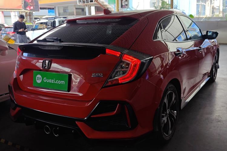Used Honda Civic 2021 HATCHBACK 220TURBO CVT Trendy Cool Edition Rear Right 45 Deg