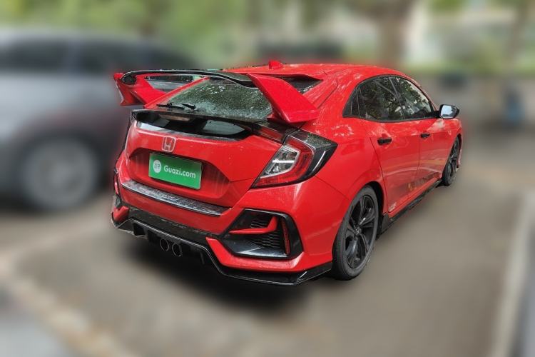 Used Honda Civic 2021 HATCHBACK 220TURBO CVT Trendy Cool Edition Rear Right 45 Deg