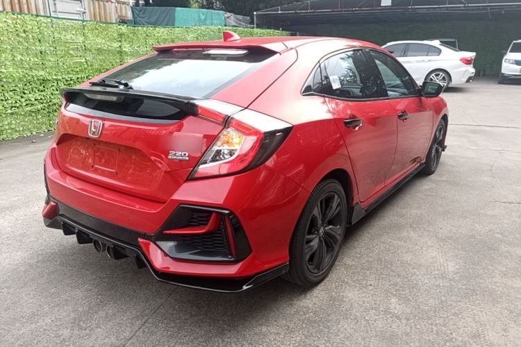 Used Honda Civic 2021 HATCHBACK 220TURBO CVT Trendy Cool Edition Rear Right 45 Deg